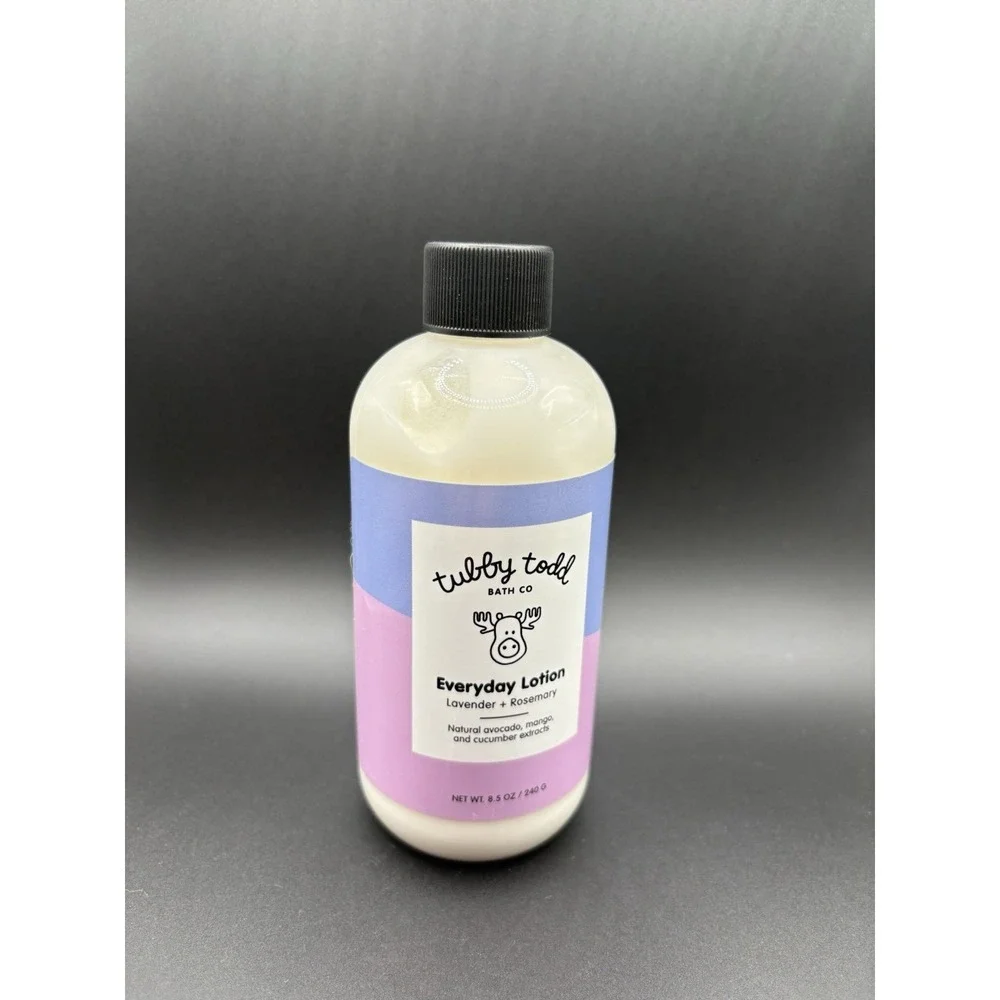 Tubby Todd Everyday Lotion Lavender Rosemary 8.5 oz Moisturizer Avocado (2)